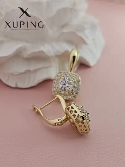 Серьги для девочек и женщин, Xuping — 1001PRT-XUPINGF-ЛИМОН