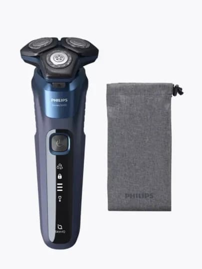 Philips Series 5 S5887 elektr soqol mashinasi, aylanadigan, batareyadan quvvatlanadi