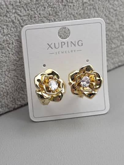 Серьги для девушек и женщин — 1001PRT-XUPINGN-МЕДН