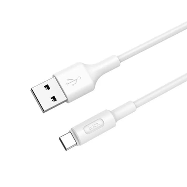 Кабель Hoco X25 Soarer USB - TypeC 1m (белый)