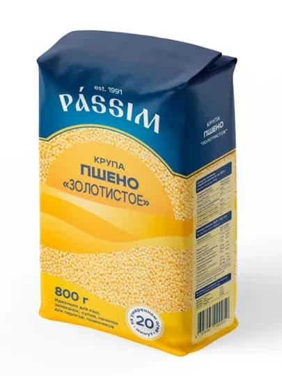 Крупа пшено отборное Пассим, 800 г — JUPITER-P02B2A6