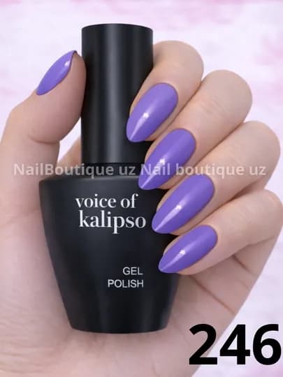 Voice of Calipso Gel Polish профессиональный гель-лак с глубоким цветом и стойким блеском — UZNAIL-КАЛИПСО4-СИНМЕЛ