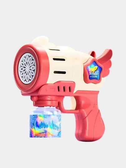 Генератор мыльных пузырей детский, на батарейках BUBBLE GUN — UNSHOPU-KOPIK-СИРЕН
