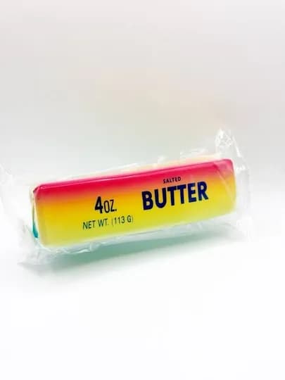 Сквиши антистресс Butter Squishy с приятным ароматом, цвет выбирается случайно — BYDILO-МЯГКИЙАНТИСТРЕЕСССЛИВАЧНОЕМАСЛО-рдужный