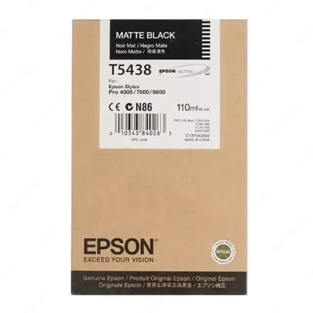 Epson C13T543800 mat qora kartriji