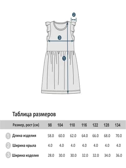 Летнее платье для девочки Winkiki — WNK-WKG2313-КРАСН-98
