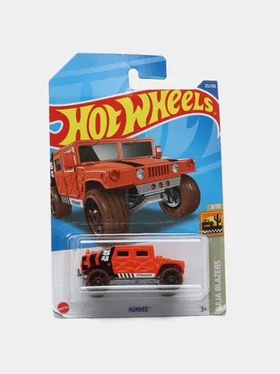 Игрушечная машинка базовой коллекции Hot Wheels — ДЕТИМАГ-HWT002-ОРАНЖ