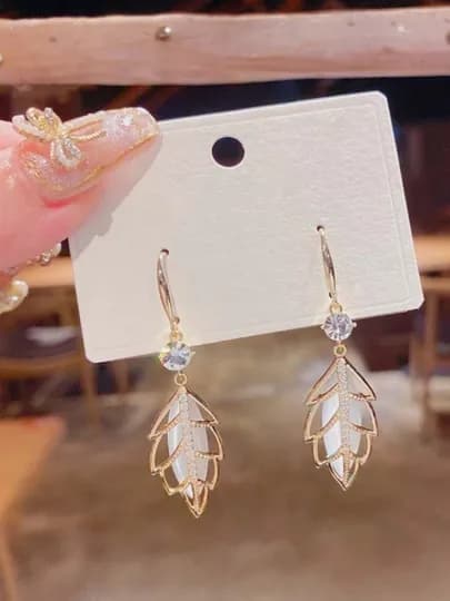Модные серебряные серьги для женщин и девушек — ZARINA3-ZIRAK-БАГРОВ-YSL