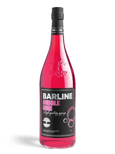 Barline Bubble Gum сироп со вкусом жевательной резинки для коктейлей и десертов, 1 л
