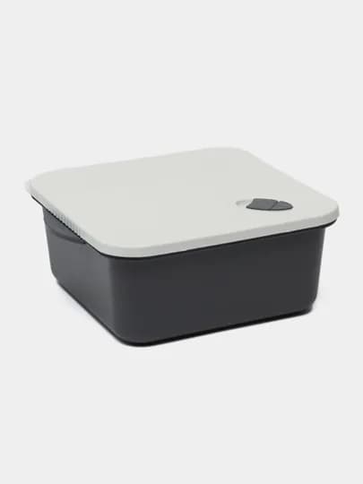Пластиковая квадратный горшок BELLA 2750 МЛ BG-459 — EVAKOR-P07EAC3-СЕРЫЙ