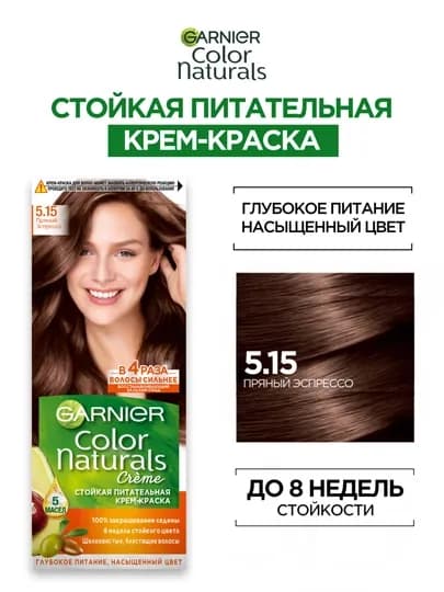 Garnier, стойкая питательная крем-краска для волос Color Naturals — GGGAR-KRASKA-ЗЕЛЕН