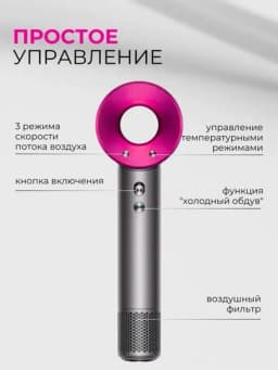 Фен‑стайлер Zumba Professional 7‑в‑1 ZM‑6640 — профессиональный для волос