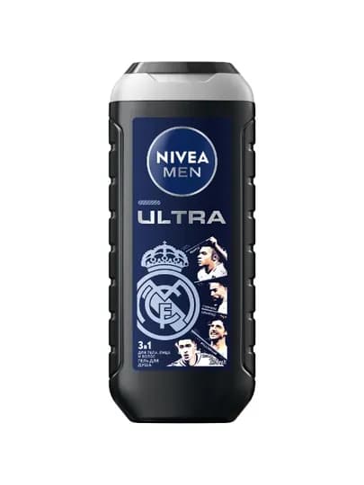 Гель для душа NIVEA MEN Ultra, очищение и свежесть, 250 мл — NIVEA-P004EF1