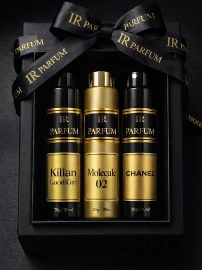 Набор духов от бренда IR PARFUM 3 миниатюр 20 мл, Kilian Good Girl, Molecule 02 и Chanel — IRPARFU-НАБОР5