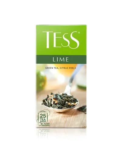 Зеленый чай Tess Lime, 1.5 г, 25 пакетиков — NIVEA-GRE0061