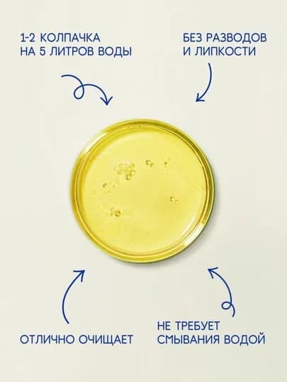 Чистящее средство для мытья пола Chirton Лимон, 1000 мл