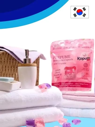 Kopum Plus perfume detergent capsules, капсулы для стирки KopumPlus, парфюмированные капсулы — RUZGORM-KOPUMPLUS-РОЗОВ