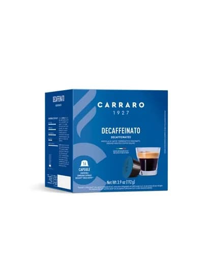 Кофе в капсулах Carraro Decaffeinato, без кофеина для Nescafé Dolce Gusto