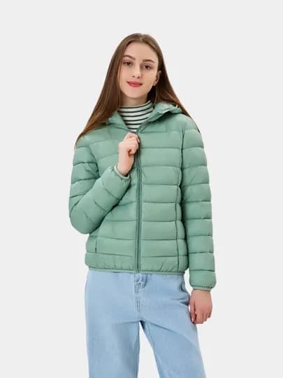 TERRA PRO Женская куртка короткая длина AW23WBA-52059 — TERRA-52059-МЯТН-S