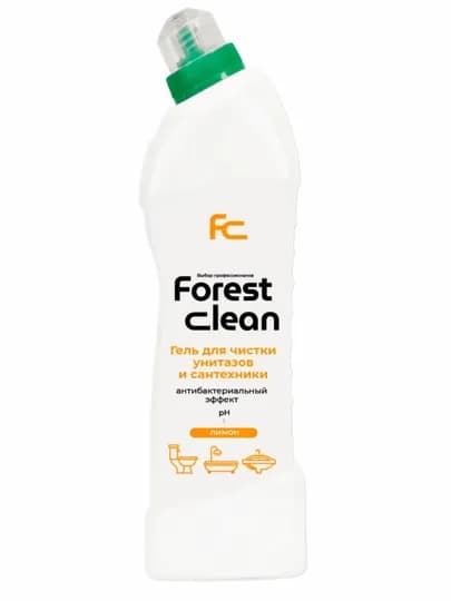 Гель для чистки унитаза "Лимон", Forest Clean