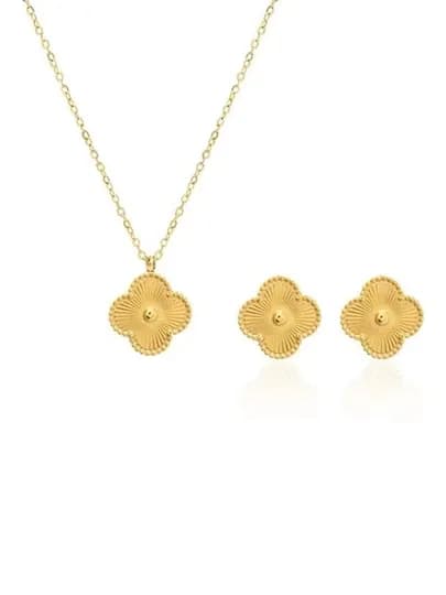 Женская цепочка в стиле Van Cleef | Нержавеющая сталь — JEWELRA-SEPOCHKA-ЗОЛОТ