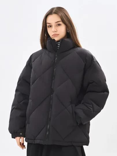 TERRA PRO Женская куртка короткая длина AW23WBA-52057 — TERRA-52057-ЧЕРН-L