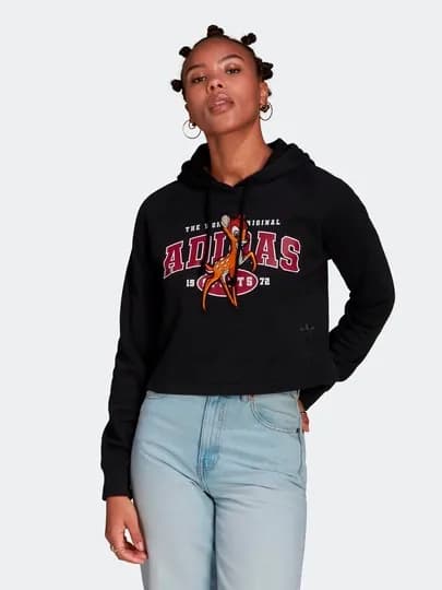 Худи женское Adidas, Bambi Hoodie Black, HE6875 — FIMKA-ADT36-ADT36D