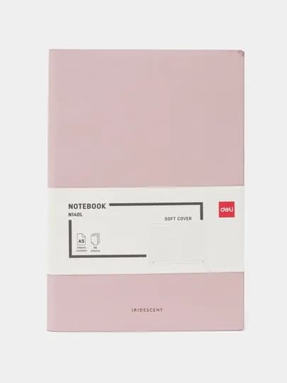 Ежедневник Deli EN140L Pink, A5, 96 листов, 80 г/м²