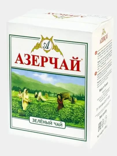 Чай листовой Азерчай Зелёный, по 100 г — AZERCAY-058777