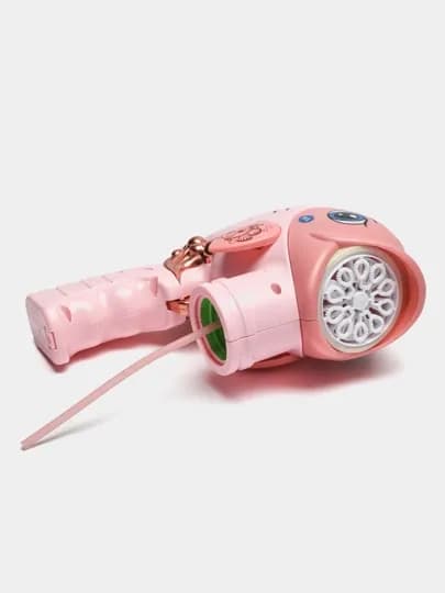 Генератор мыльных пузырей детский, на батарейках BUBBLE GUN — UNSHOPU-KOPIK-КОРАЛЛМЕЛ