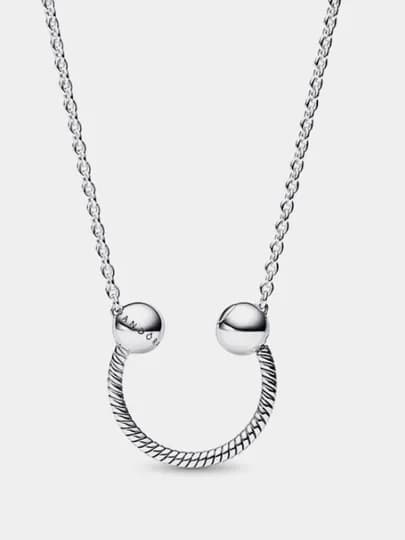 Подвеска и колье в виде подковы из стерлингового серебра PANDORA, 392747C00