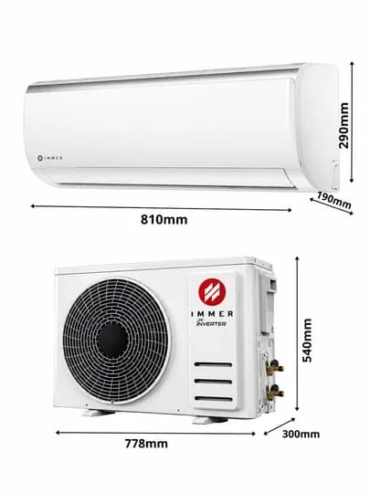 Кондиционер IMMER 12 TREND, TURBO, AIR, PURE, FRENZIO Inverter + TEN
