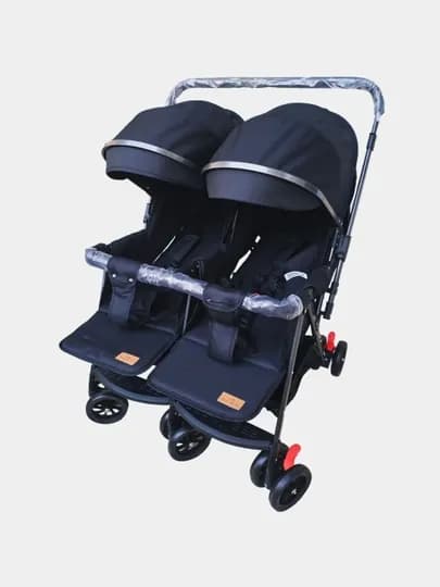 Коляска прогулочная для двойняшек — BABYMOM-EGIZAK-ЧЕРН