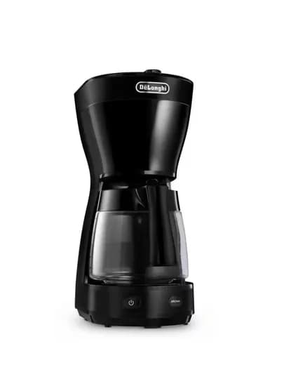 Кофеварка De’Longhi ICM16210.BK, капельная, с таймером, 900 Вт, 1.25 литр, чёрная — DELONG-ICM16210BK