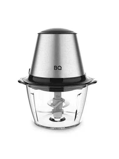 Измельчитель-чоппер BQ CH1005, для мяса и овощей, объем чаши 1200 мл, 2 режима скорости, 500 Вт — BQBLACK-CH1005-СЕРЫЙ