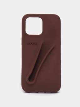 Силиконовый чехол для iPhone с отверстием для блеска Rhode — BOMJARA-RHODE2-ШОКОЛ-17