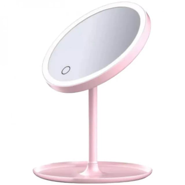 Зеркало косметическое Xiaomi DOCO Daylight Small Pink Mirror Pro (розовый)