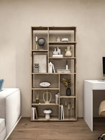 Стеллаж напольный для книг и игрушек 174x85x20 — TRENDYT-STELAJPRO1-ХАКИ