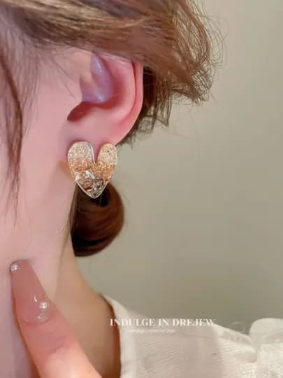 Модные серебряные серьги для женщин и девушек — ZARINA3-ZIRAK-КОРИЧН-YSL