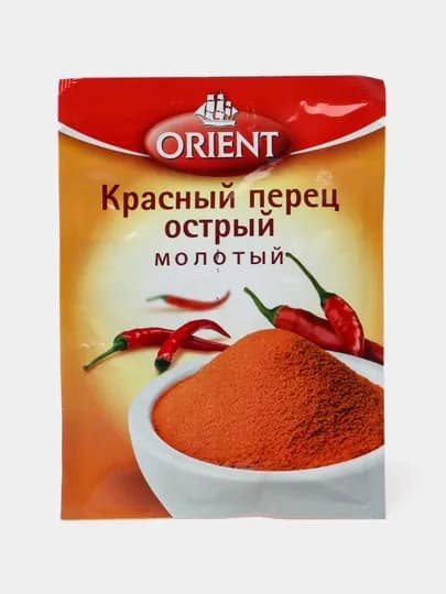 Красный молотый острый перец Orient, 12 г