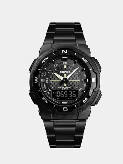 Наручные кварцевые часы SKMEI 1370 — SECONDS-S1370BK