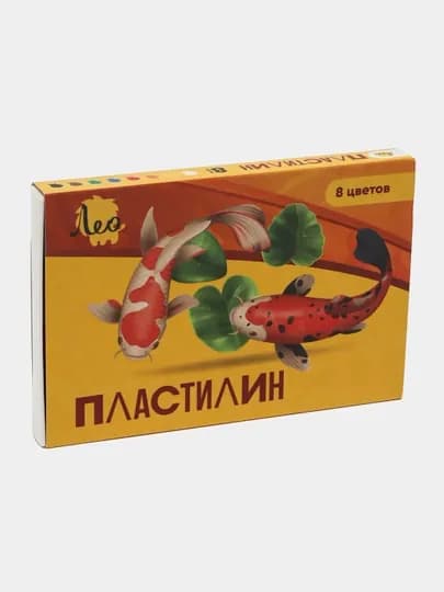 Пластилин "Лео" "Ярко" LBMC-0108, 160 г, 8 цветов