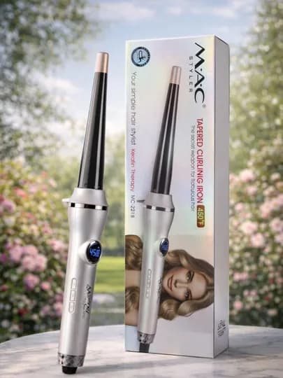 Конусная плойка для завивки волос MAC Styler MC-2218 (Keratin Therapy, 450°F) — MTRD247-MACKONUSS