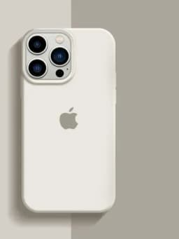 Силиконовый чехол для iPhone — TECHLYF-IPCASE1-БЕЛЫЙ-IP11PB