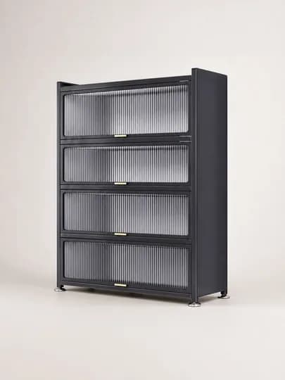 Металлический шкаф, полка — BOON7-METALSTILAJ-ЧЕРН