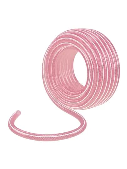 Шланг эластичный PALISAD, 3/4", 25 м, прозрачный розовый, 67675