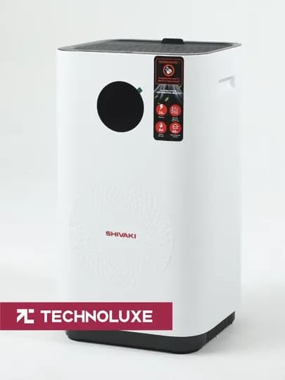 2 в 1 Очиститель + увлажнитель воздуха SHIVAKI-AP-009, до 40 м², HEPA + Pre фильтр, 24 Вт