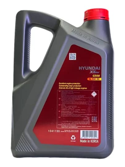 Моторное масло HYUNDAI G500 5W30, 4 л