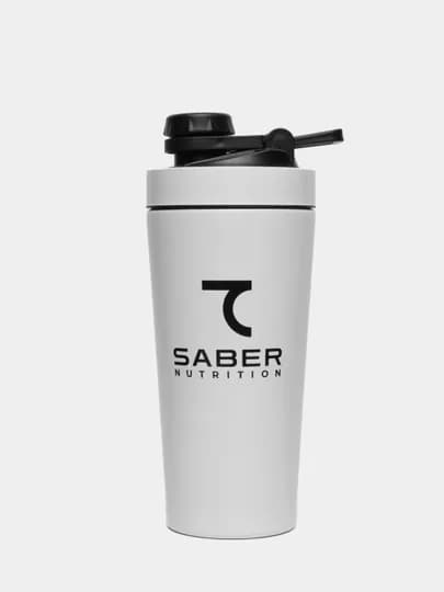 Шейкер, бутылка 7SABER, металлический, 750 мл