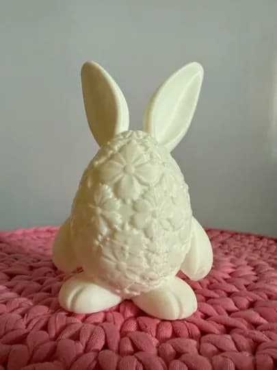 Пасхальный кролик - фигурка из пластика — QWERTYU-3DSHOPKROLIK11